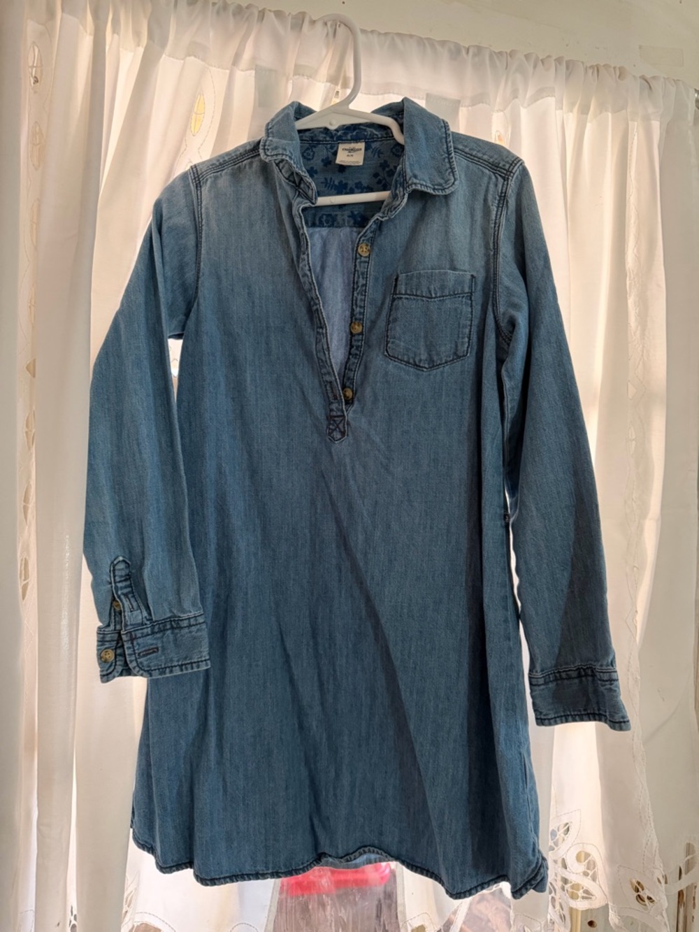 OshKosh B'gosh Faded Blue Denim Tunic